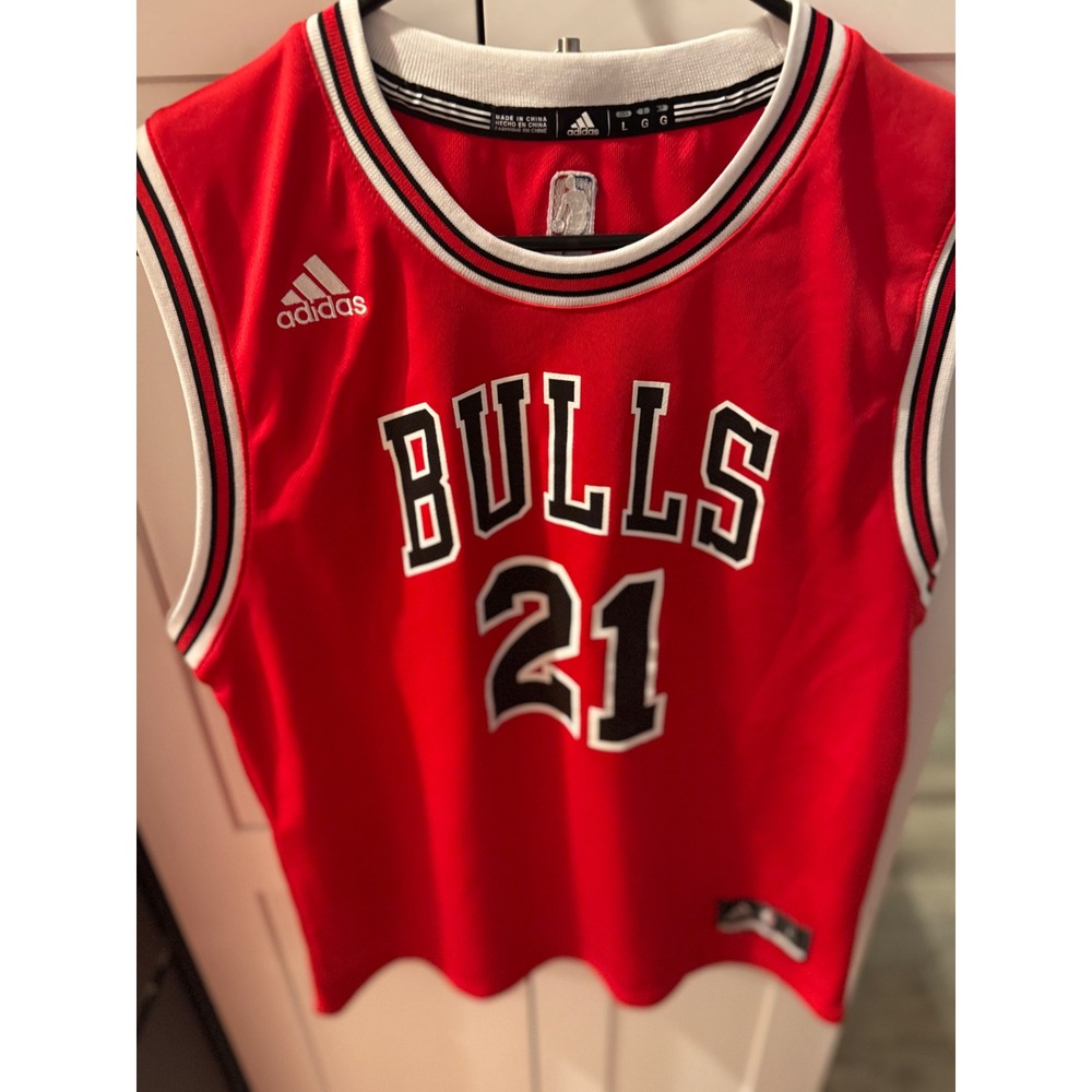 Adidas Chicago Bulls Jimmy Butler 21‎ NBA Jersey Mens Large Basketball Swingman